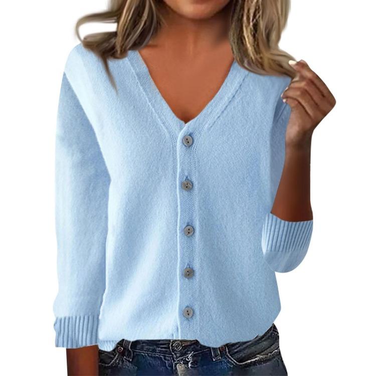 Women Casual Long Sleeve Knit Cardigan Loose Fit Fashion Top Jacket