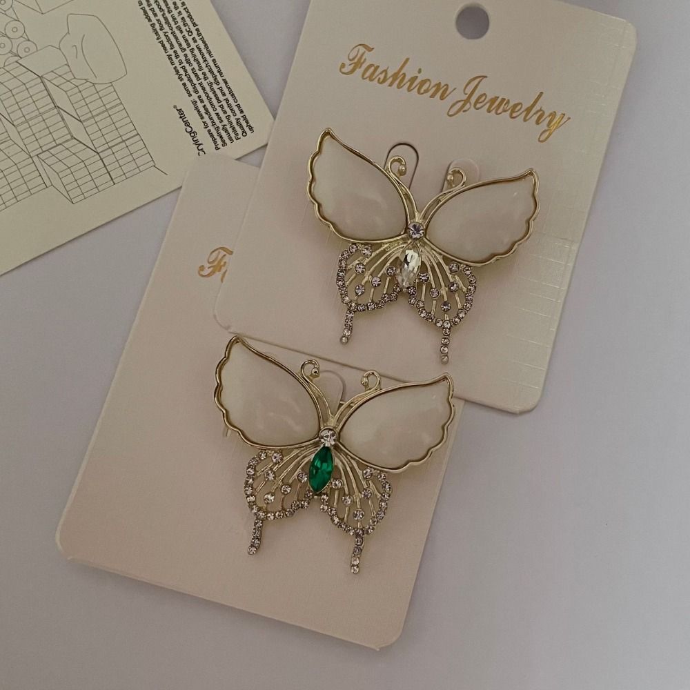 Elegant Butterfly Brooches Exquisite Safety Pins French Women Lapel Pins  Sweater Cardigan