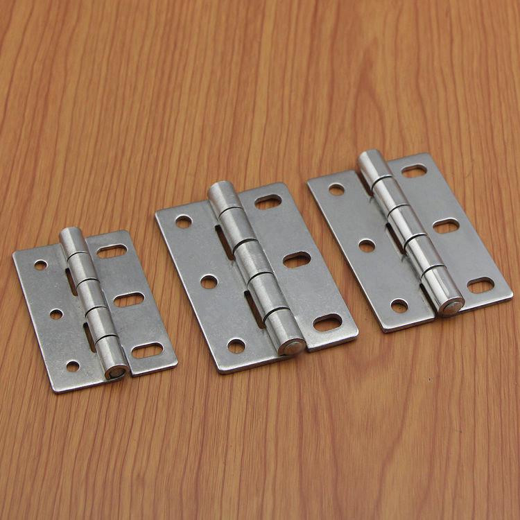 304 Stainless Steel Heavy Duty Industrial Flat Opening Thickened Mechanical Equipment Load-Bearing Hinge