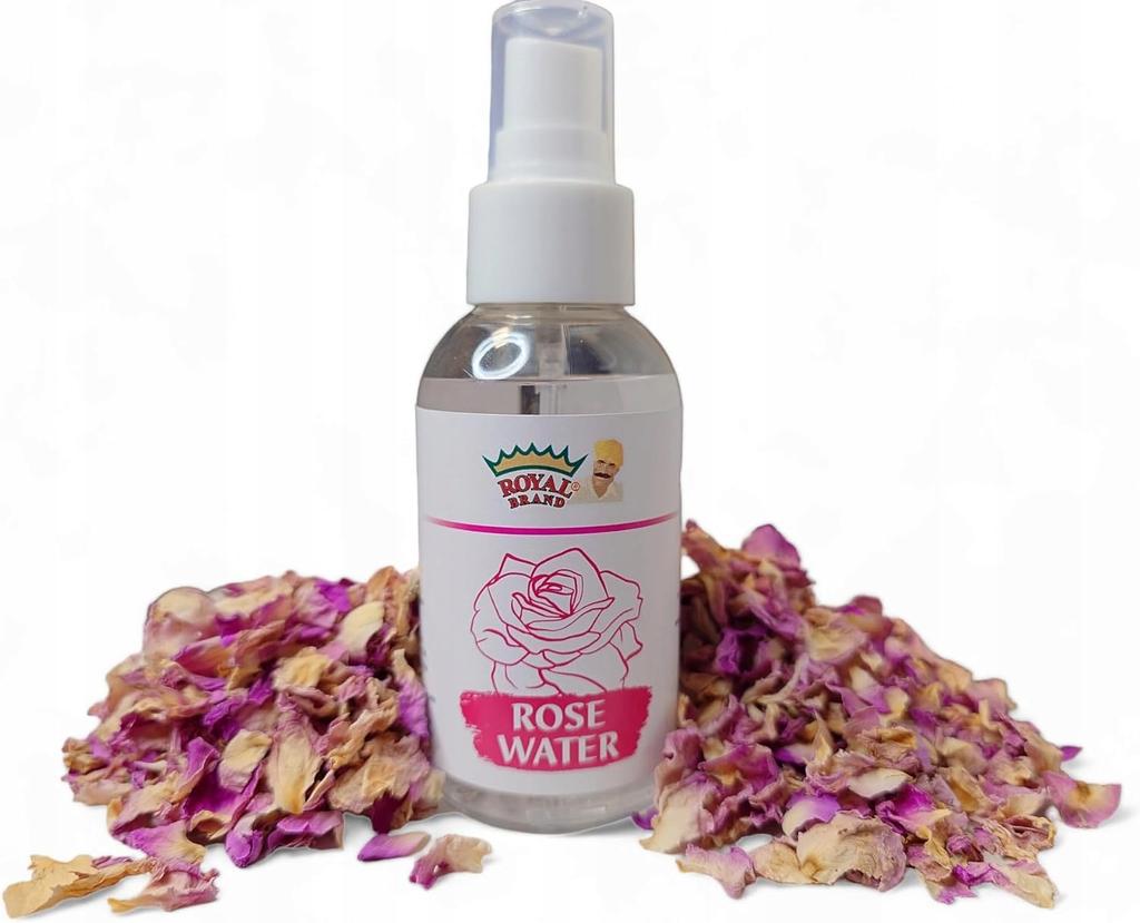 Food Grade Rose Water for Baking Made of Rose Flowers with a Cap 100% Natural