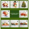 1Pc Christmas Window Decoration Hanging Lights 8 Styles LED Suction Cup Santa Claus Holiday Scene Atmosphere Decor