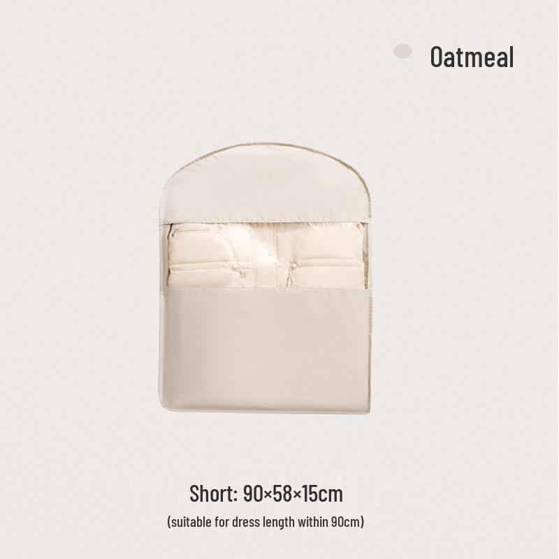 Transparent Hanging Down Jacket Storage Bag with No-Pump Compression & Dust Cover