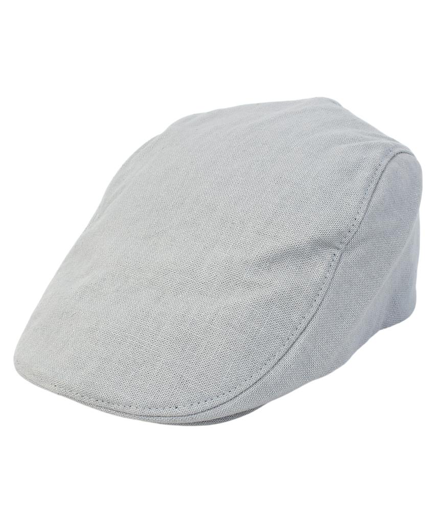 Simple Linen Light Gray Hunting Cap