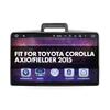 9 Inches Car Stereo Dash Radio Fascia Kit tallation Trim Panel Frame Double For TOYOTA COROLLA AXIO FIELDER 2015 DVD Frame