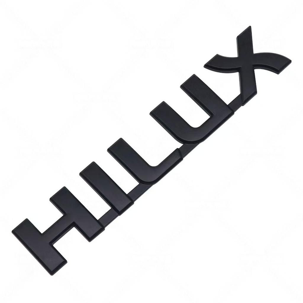 3D Metal HULUX VIGO SR5 V6 Badge Sticker Rear Trunk Emblem Decal Car Exterior Styling Accessories