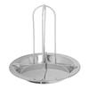 Vertical Stainless Steel Chicken Roaster Rack Thickening Prevent Stick Chicken Roasting Pan with Rack for Camping