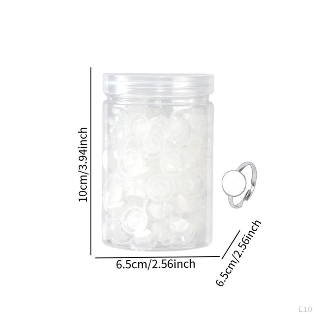 Glue Cups Lash Holder Compact Sturdy Extension Supplies for Eyelash Grafting Practice