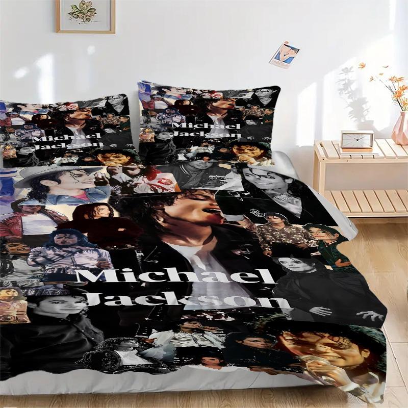 Michael Jackson Timeless Legend Print 3Pcs Bedding Setduvet Cover With 2 Bedropillowcase Home Birthday Gift