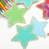 108pcs Cutouts Colorful Star Paper Cutouts Aesthetic Billboard Decoration  Classroom