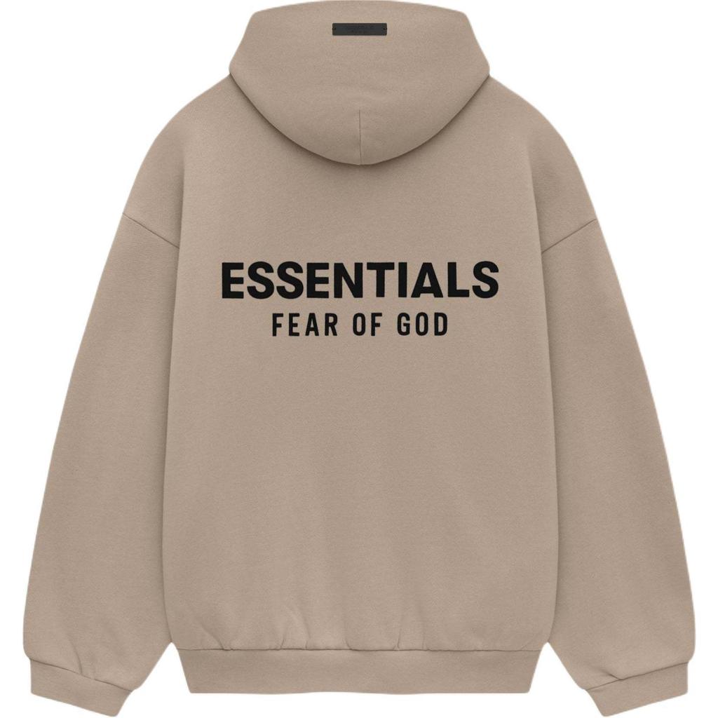Fear of God Essentials Fleece Hoodie II Desert Sand Men Tops Tan 192HO246257F