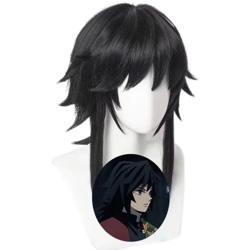 Anime Cosplay Pruik Aziatisch Kort Haar Lang Haar Cosplay
