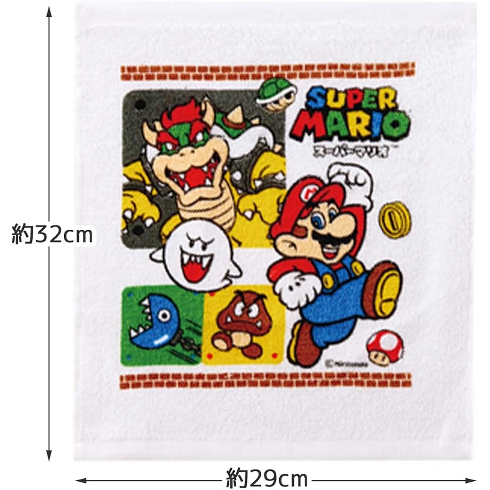 Skater (Skater) OAC1T-A Towel 3-Pack Set Super Mario 23