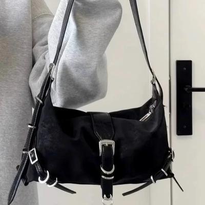 Vintage Korean All Match Streetwear Handbags Fashion Grunge Casual Shoulder Bags Aesthetic Ins Simple Crossbody Bags Trendy