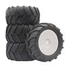 4PCS 85mm 12mm Hex Monster Truck Wheel Rubber Tires for SCY 16101 Pro 16102 Pro WLTOYS 144001 144010 1/16 Off-Road RC CarParts