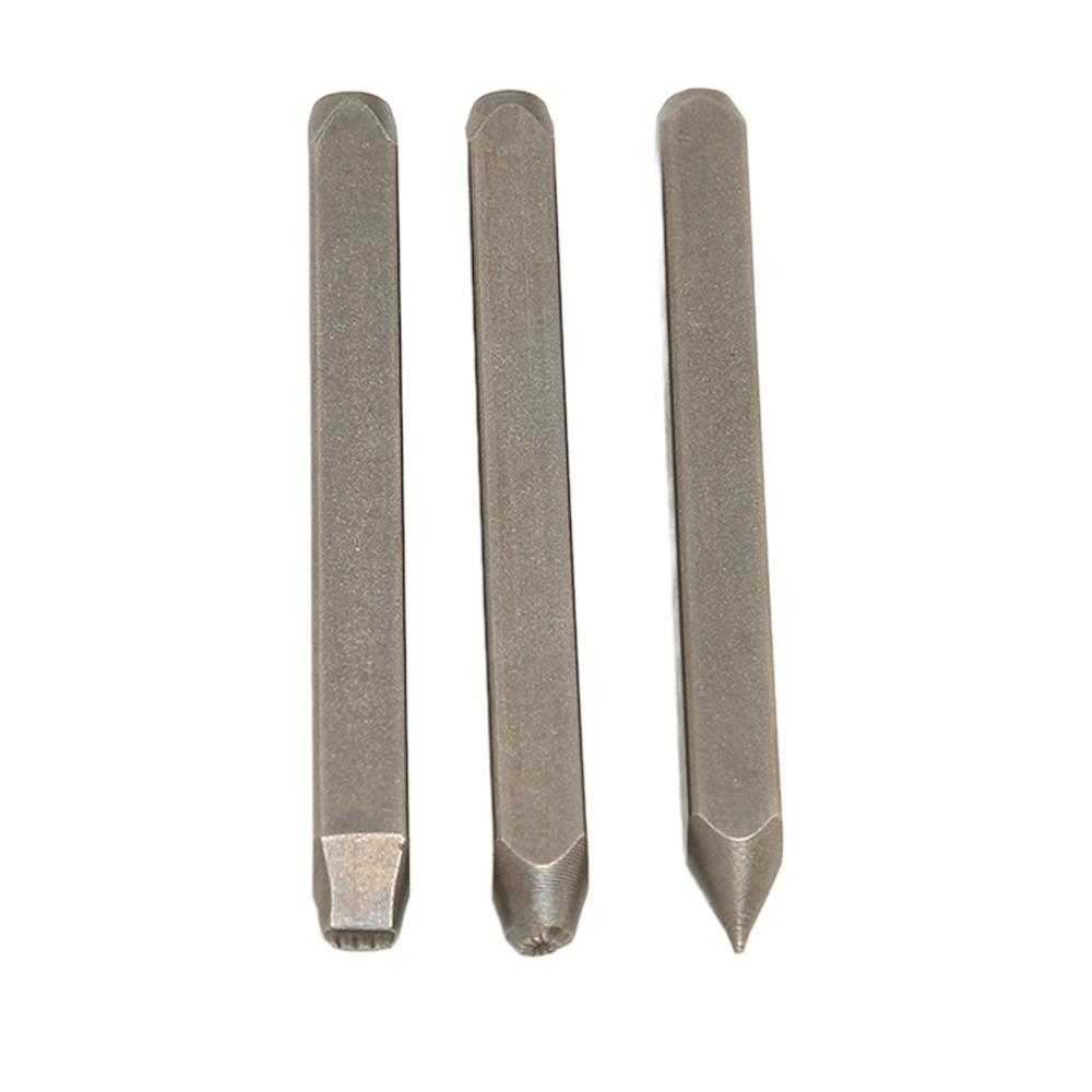 Steel Jewelry Punch Stamp  Chisel Carving Tool Full Set Jewelry Engraving Tool  Metalworking