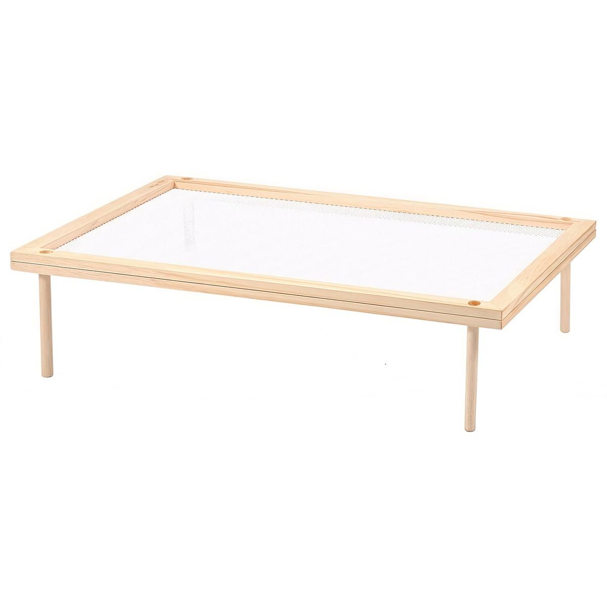 Drying Rack Stand Stackable Food Dryer Wooden Herb Drying Rack Single Layer