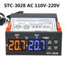 STC-3028 STC-1000 Temperature Controller Thermostat 12V 24V 220V Thermostat and Heater Cooler Control Incubator