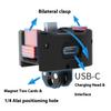 Magnetic Quick Release Charging Base For  Two Card Fast Detach Aluminum Mount With Anti Rotation Design