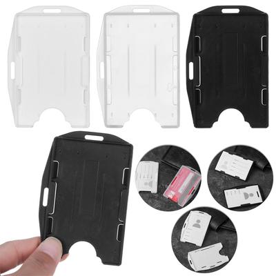 Practical Unisex Badge Protector Cover Office School ID Business Case Work Card Holders ID Card Pouch Name Card Card Sleeve