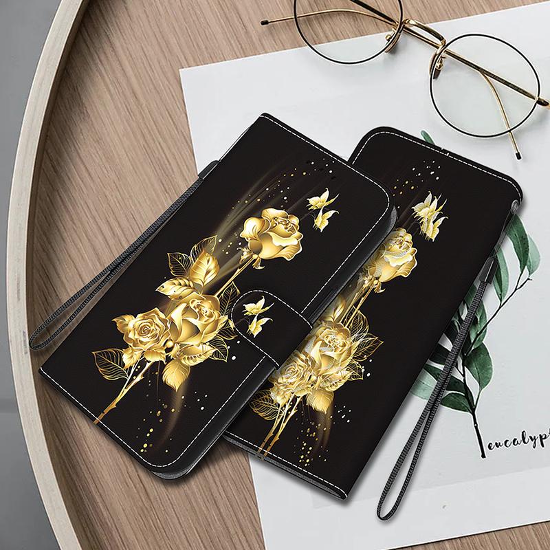Stand Flip Wallet Case für Oneplus CE 3 2 Lite Nord 3 2T N30 N20 SE 4G ACE 2v CE4 5G Flip Bemaltes Muster Wallet Case