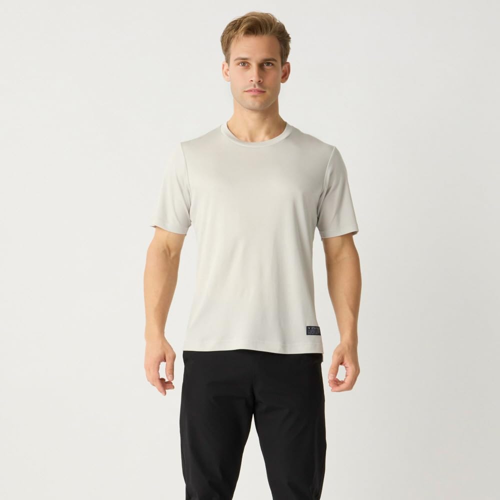 Training Wear Ice Touch Cool Feeling C2JAC101 Silver Gray [Mizuno] T-Shirt