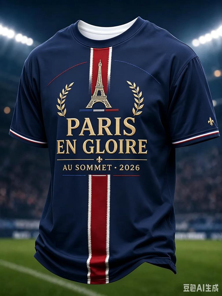 Koszulka Piłkarska Vintage Francja Dziedzictwo Nadruk Złoty Logo Koguta Trójkolorowy Rękaw Krótki Rękaw Męska 2026 Koszulka Kibica