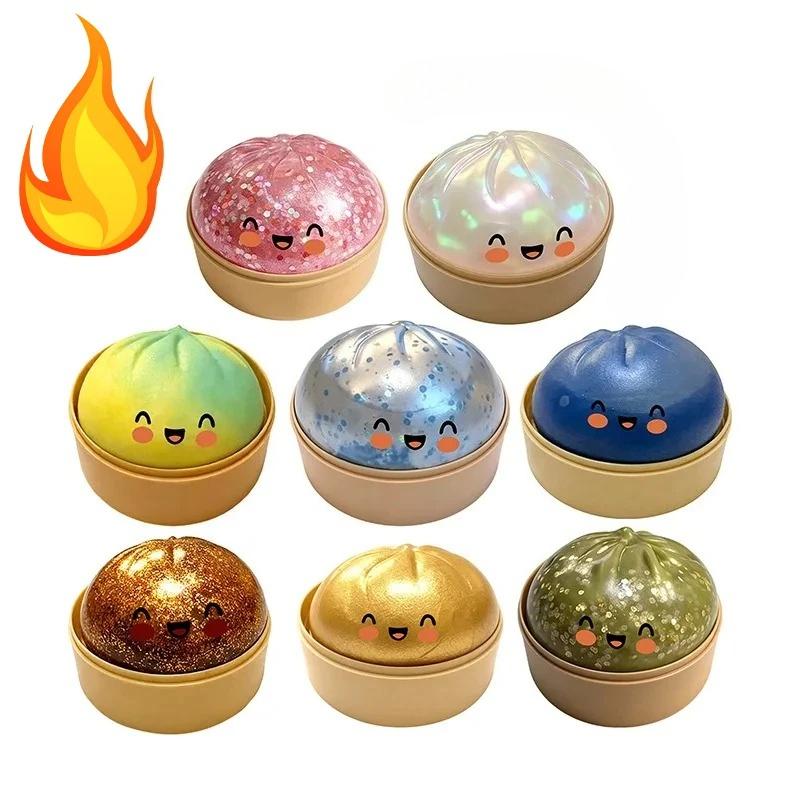 Simulazione Flash Pallina Pressione Ravioli Rimbalzo Lento Morbida Schiacciamento Decompressione Ufficio Casa Decorazione Regali di Compleanno Bambini Adulti