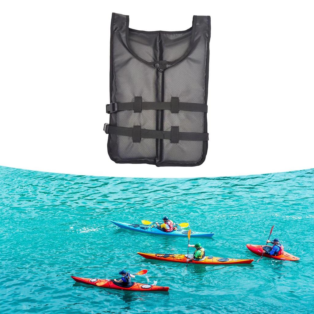 Life Jacket Breathable Adjustable Straps Buoyancy Vest Waistcoat Swim Vest for Rafting Fishing Drifting Water Sports Canoeing