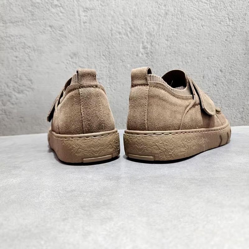 Herren Retro Birkenstock Vollfuß-Slipper Freizeit Wildlederschuhe mit bequemer weicher Sohle