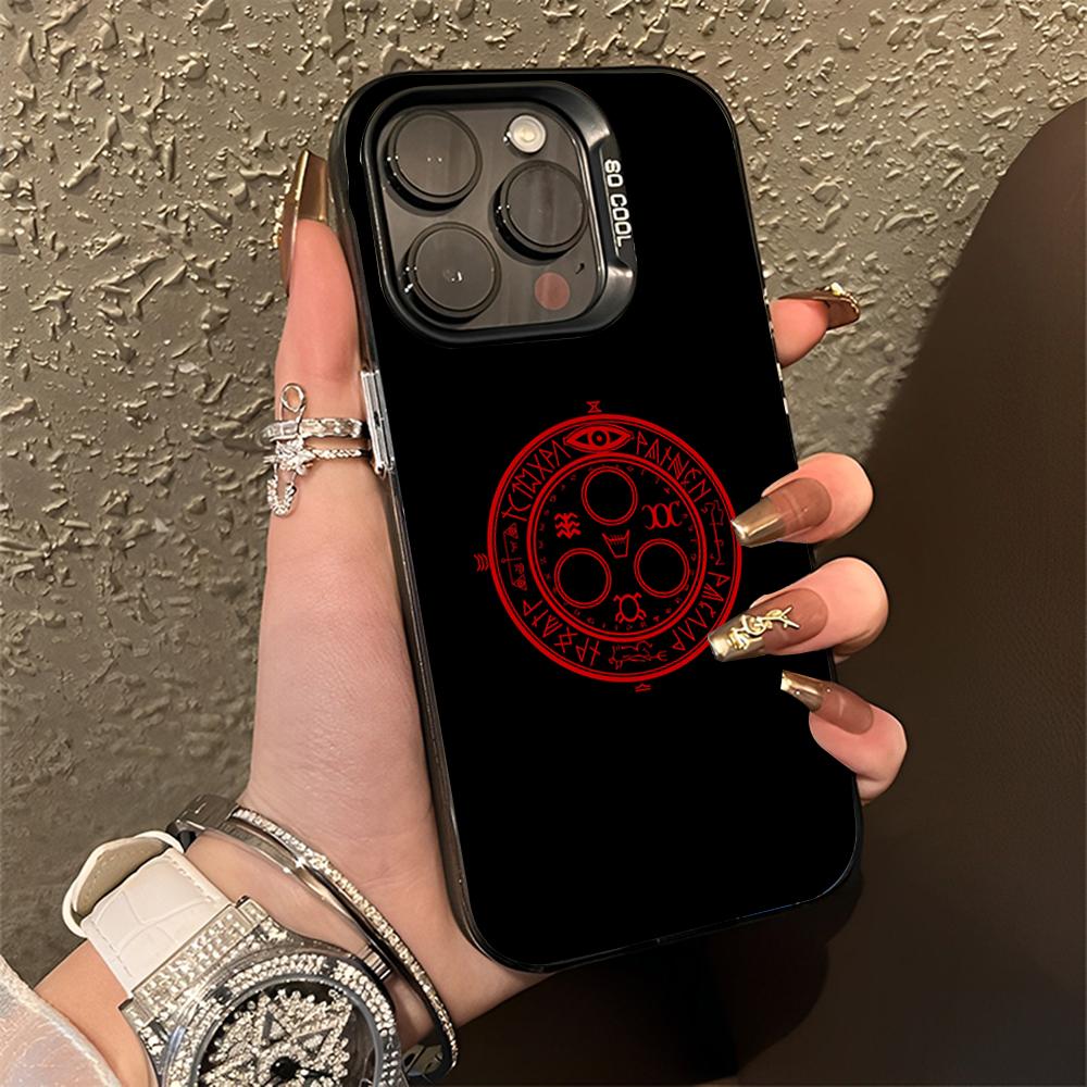 S-Silent Horror Hill Game Pouzdro na telefon Pro iPhone 16,15,14,13,12,11,Pro,Max,Plus,Mini,XS,SE Ochrana proti pádu Černé Matné Pevný Nárazník