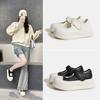 Summer new leather platform Mary Jane shoes women's fashion versatile casual single shoes women