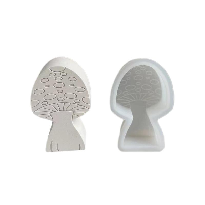 Diy Crystal Drop Glue Aromatherapy Gypsum Abrasive Three-dimensional Mushroom Jewelry Ornaments Pendant Silicone Mold