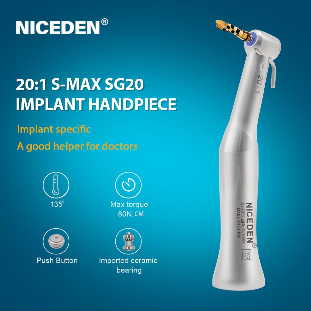 NICEDEN 20:1 Implant Contra Angle Handpiece – E-Type Connection