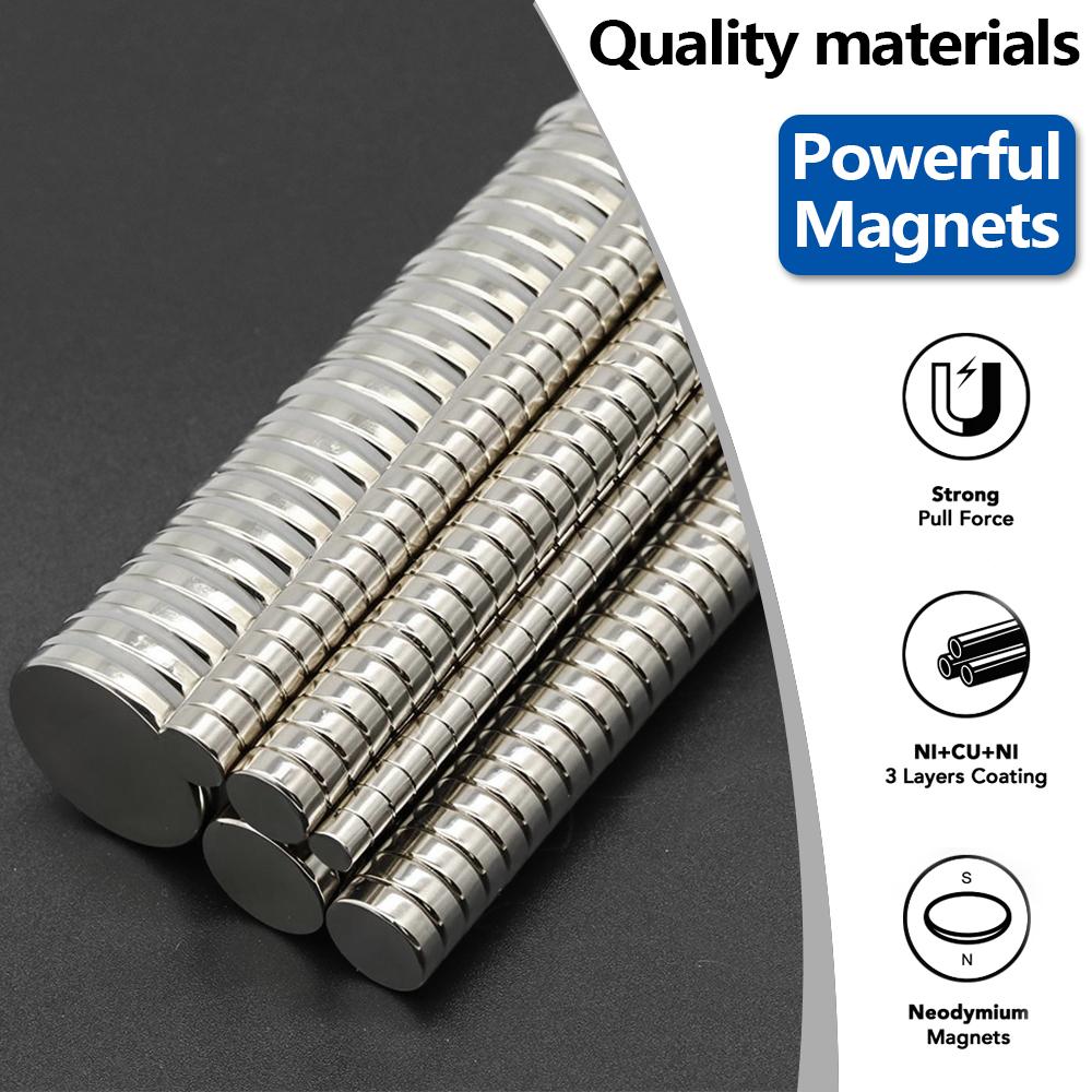 Powerful Neodymium Magnet N35 NdfeB Permanent Magnetic imanes Round Super Strong Fridge Magnets DIY 3x4 5x4 8x4 12x4 15x4 20x4mm