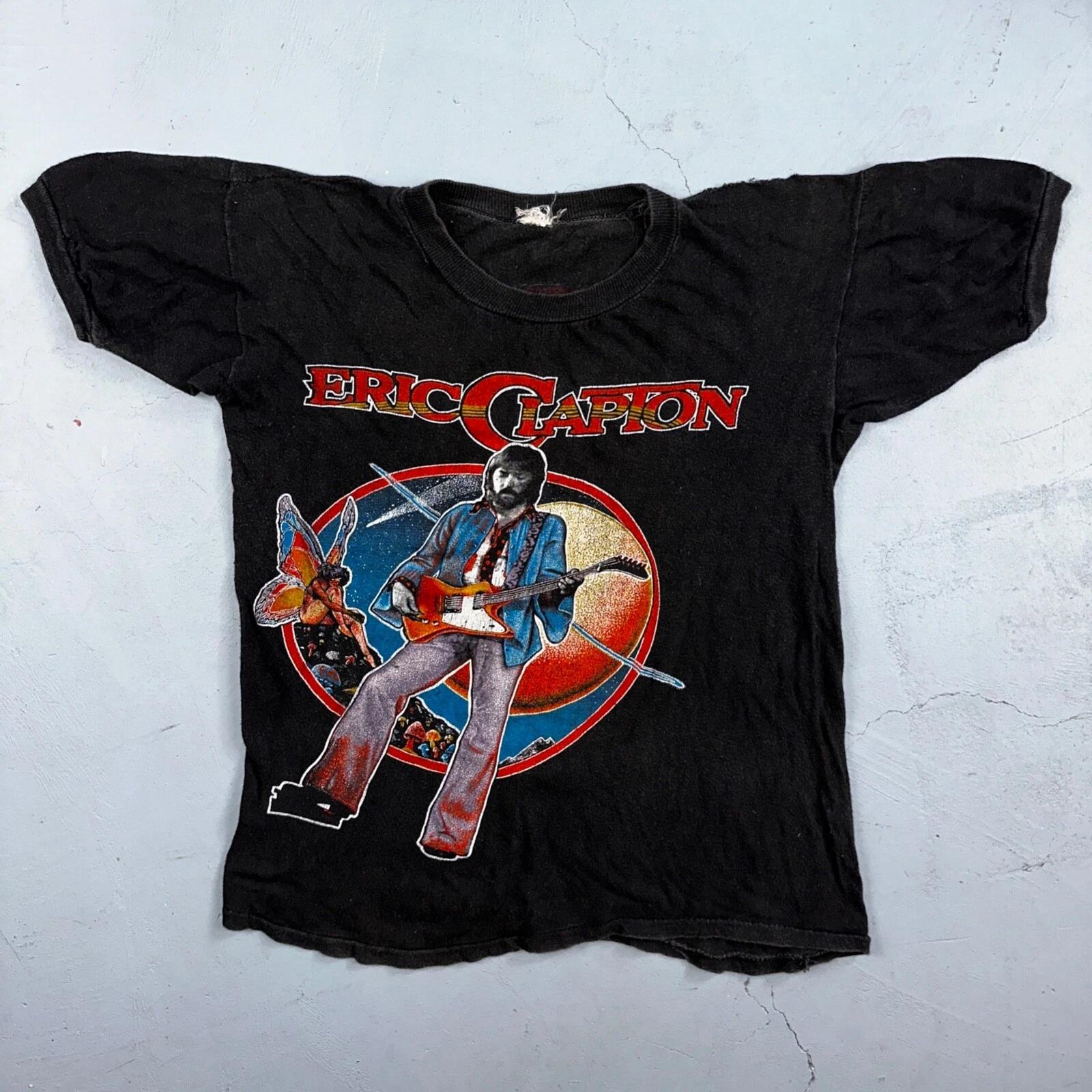 

Eric Clapton Rock Concert 1979 Tour VTG T Shirt Band Music Classic Guitar 70s 2XL
