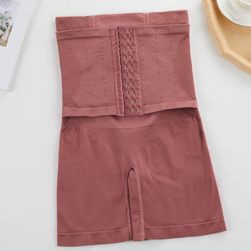 

Бесшовные брюки с высокой талией, застегивающиеся на пряжку, стальной каркас, устойчивый к скатыванию край, сотовая структура, корректирующие талию, застегивающиеся на плоский угол, защитные брюки для женщин XXL