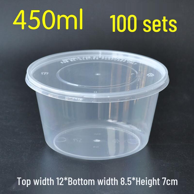 Hanyou Disposable Transparent Plastic Food Containers with Lids