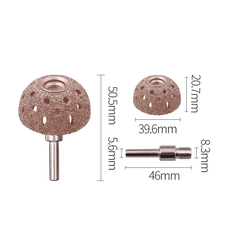 Grinding Tools Tire Repair Grinding Head Coarse Grit Buffing Wheel With Linking Rod Tire Buffing Wheel Tire Repair Tools