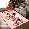 1pc Indoor Rug - Machine Washable Large Floor Mat with Lion Simba Timon Pumbaa Jungle Design, Customize Name Area Carpet