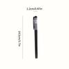 6/12 Pack Quick-Dry 0.5mm Fine Tip Gel Pens - Smooth Writing, Black Ink,Note-Taking & Art - Professional Business Stationery
