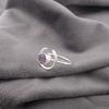 Purple Amethyst Gemstone Ring 925 Sterling Silver Handmade Jewelry Ring For Her RR-54-8