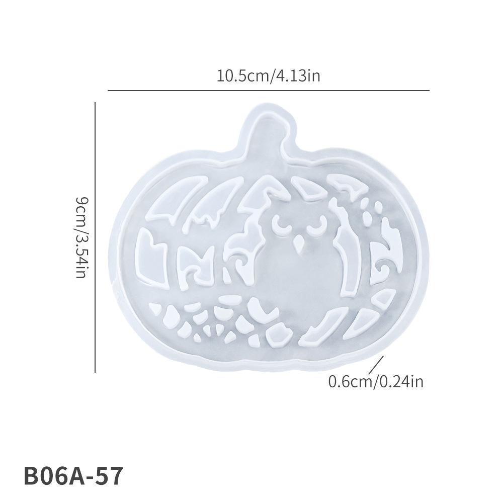 Nová forma DIY silikonová forma na Halloween úložný box atmosférické světlo vydlabaná dýně duch domácí dekorace figurka forma