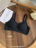 #Traceless jelly nude soft support underwear, small chest comfortable and breathable gathering fixed cup bra cover