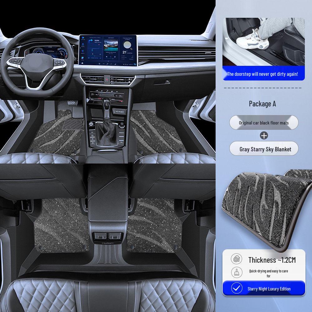 Carpet-Style TPE Floor Mats for Buick Regal 17 - Custom Fit Interior Body Kit Accessories