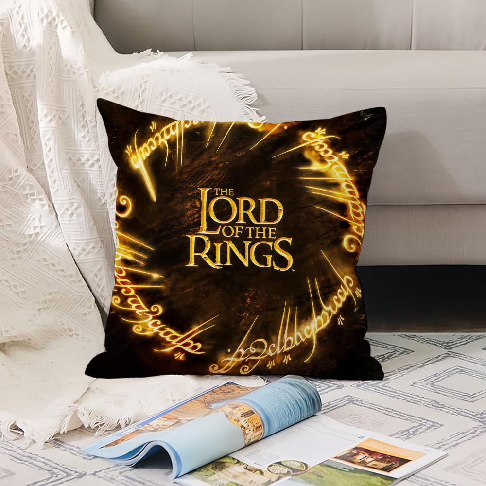 Movie T-The L-Lord O-Of The R-Rings Pillow Case Office Cushions Suitable For Sofa Car Bedroom Decorative Cushion Cover