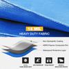Heavy Duty Waterproof Tarpaulin Large Multipurpose Cover UV Resistant Thick Poly Tarps for Outdoor Camping Tent Pool Rain Cover