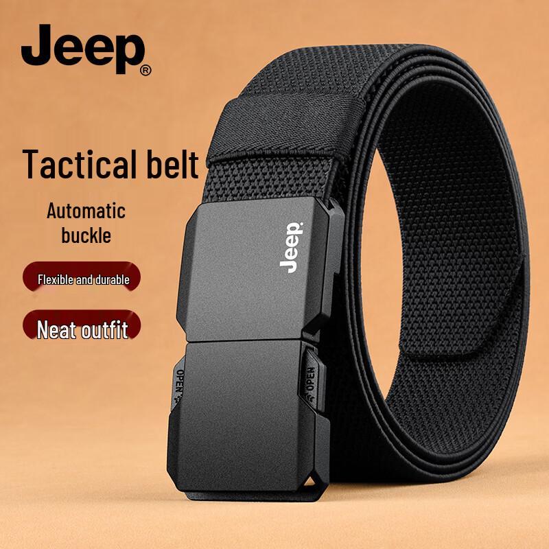 

JEEP Men s Outdoor Tactical Woven Elastic Belt 120cm