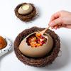 Creative Ceramic Egg Shell Bowl Dessert Shop Restaurant Dessert Ice Cream Bowl Eggshell Vase Creative Tableware