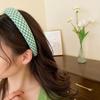 Fresh and Light Fabric Striped Simple Hairband, Versatile and Sweetly Cute Headband, High Crown Style Hair Restraint Accessory