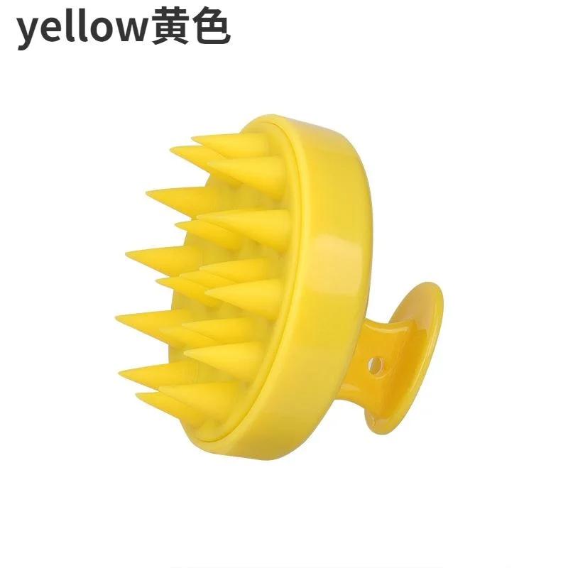 Șampon din silicon Cap de perie Pieptene pentru masaj al scalpului Pieptene pentru spălarea părului Perie pentru masaj corporal Perie de baie pentru duș Instrument de coafură